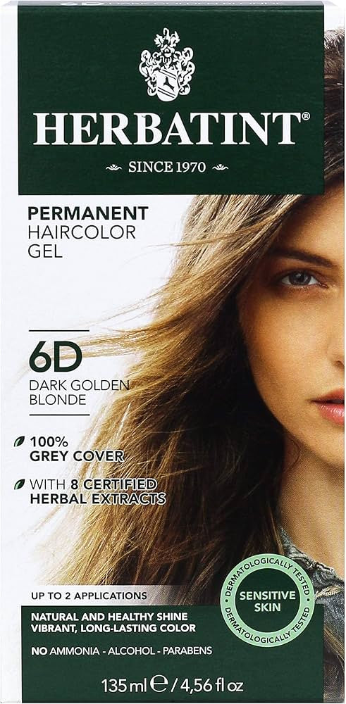 Se Herbatint 6D Dark Golden Blond 150 ml X ✔ Kæmpe udvalg i Herbatint - Køb online på udsalg og tilbud lige nu ✔ Meget billig fragt og hurtig levering - Varenummer: Helsegrossisten-57448 og 8016744808699 på lager - Udsalg på Personlig pleje > > Spar helt op til 79% - Stort udsalg på over 739 mærker