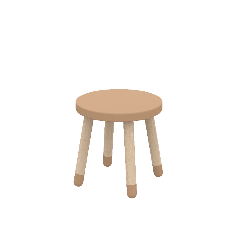 Flexa Dots taburet i farven latte, Ø30 x 30 cm