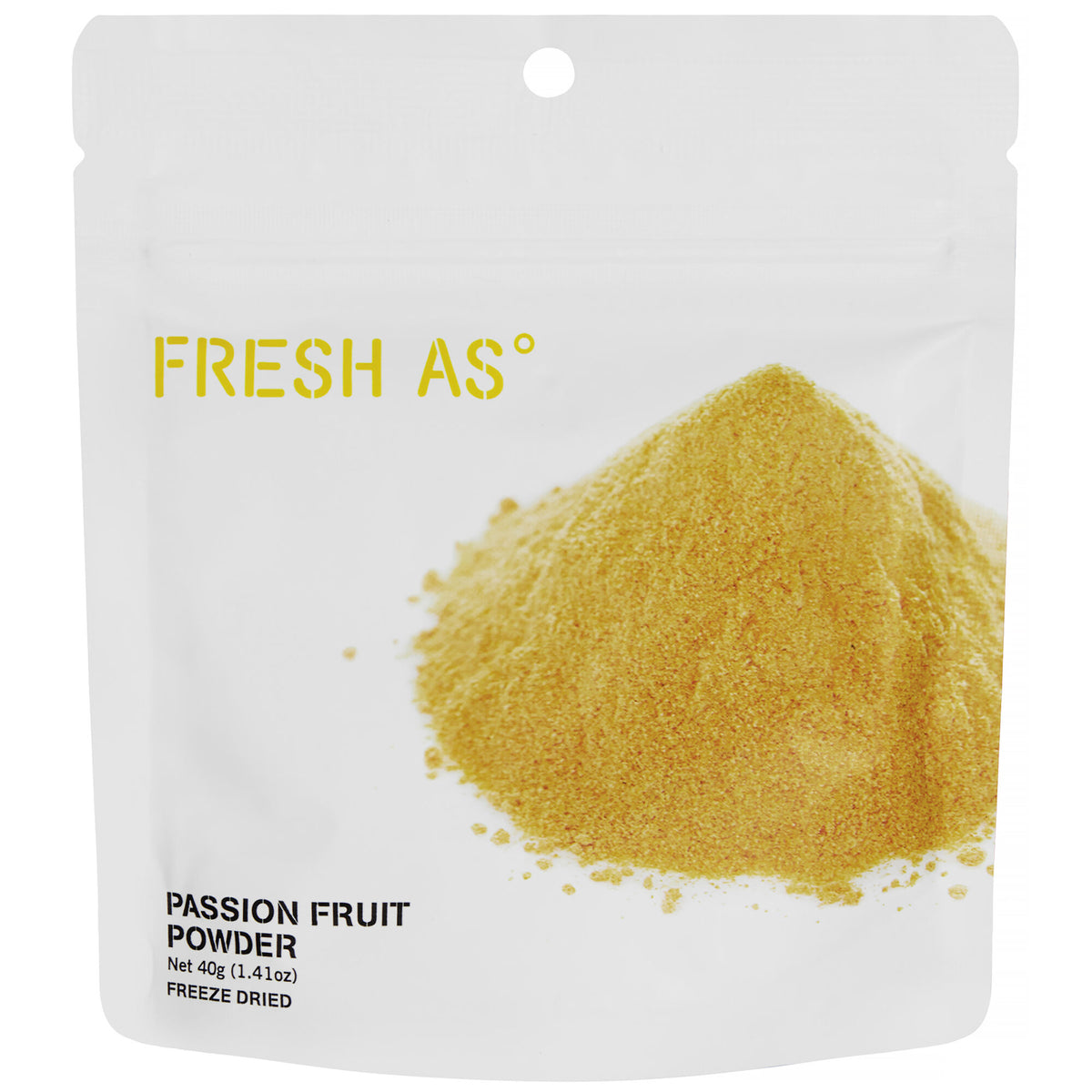 Fresh As frysetørret passionsfrugtspulver, 40 g