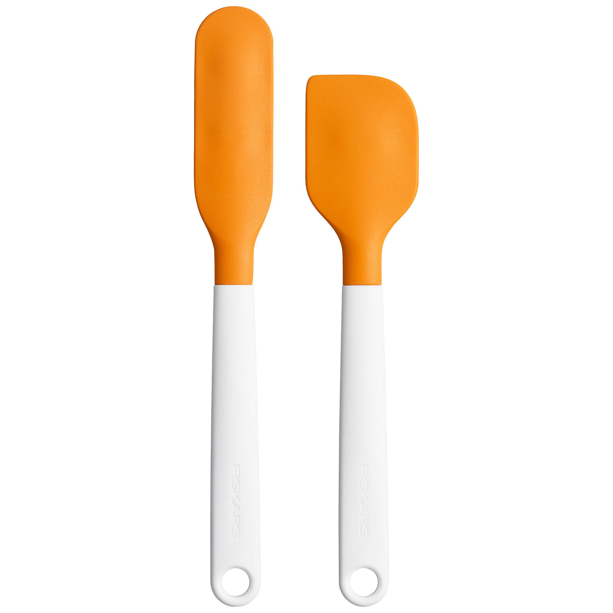 Hvidt Fiskars Functional Form sæt med dejskraber og spatel