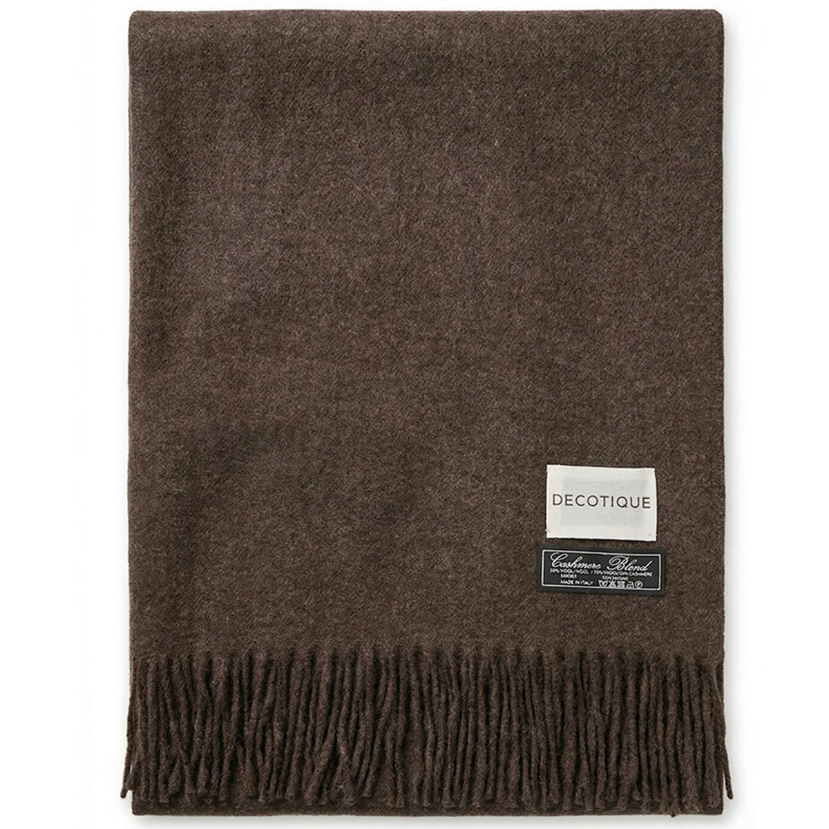 Brun Decotique Desert plaid i uld og kashmir på 180 x 130 cm