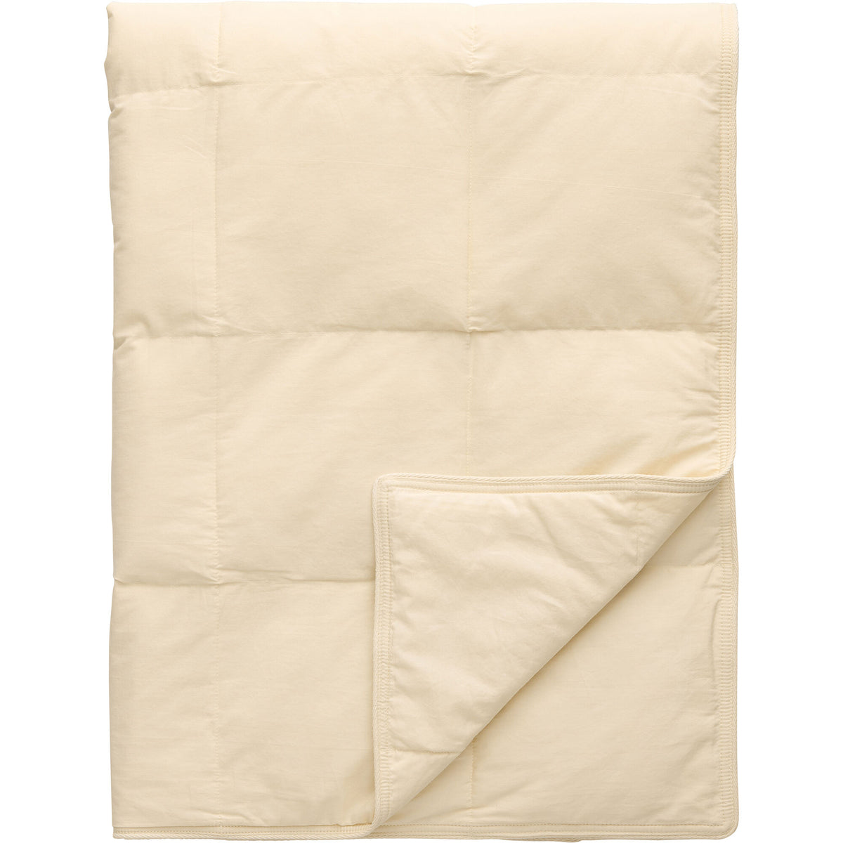 Decotique Luna quiltet plaid i creme på 200 x 140 cm