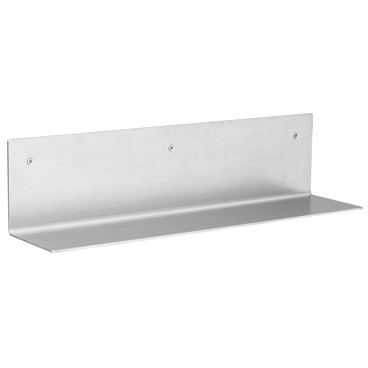 Decotique Studio-hylde på 48 cm i rustfrit stål med rene linjer