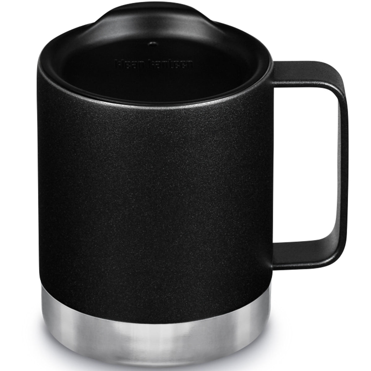 Sort Klean Kanteen Camp Mug termokrus på 355 ml med vakuumisolation
