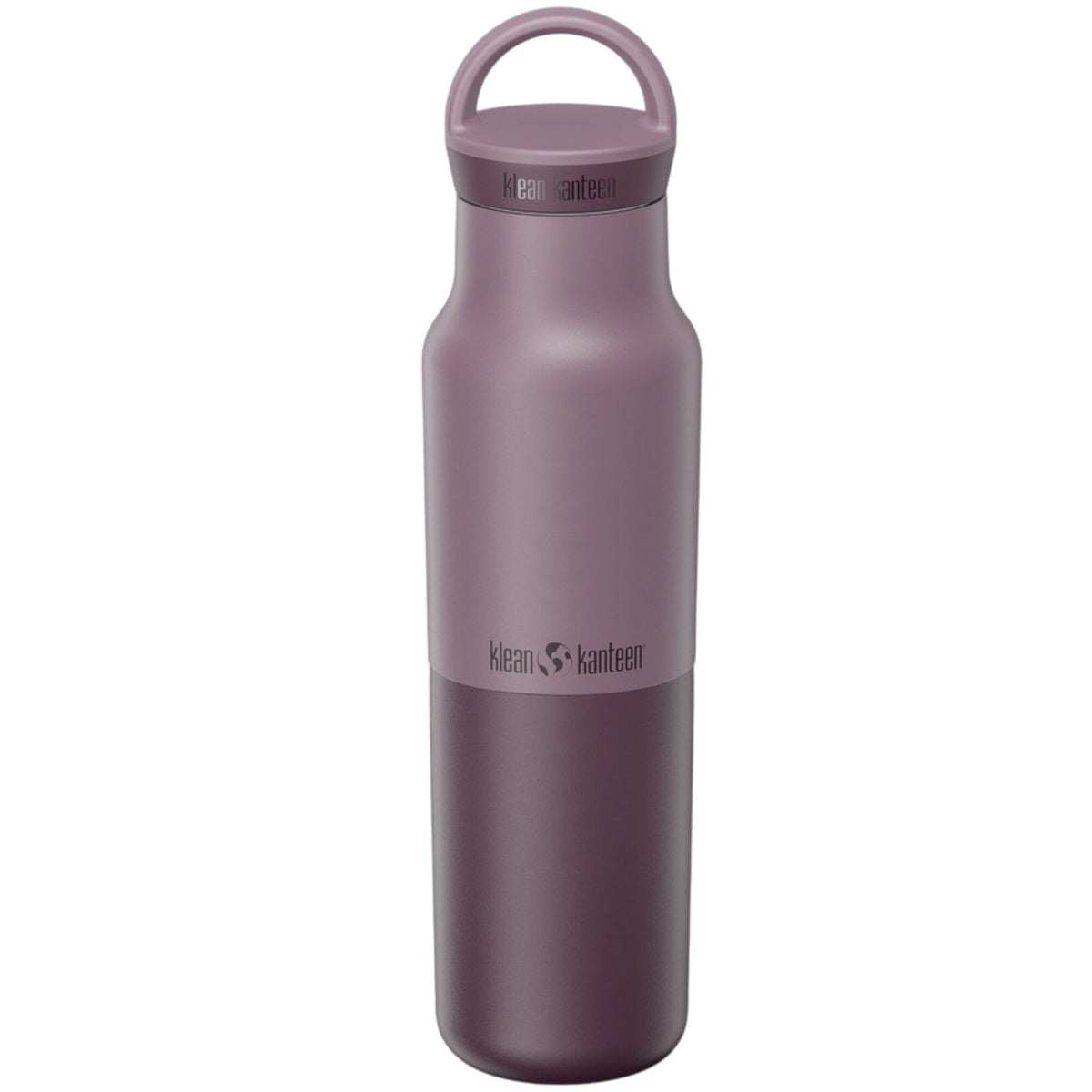 Klean Kanteen Rise Vacuum Classic termoflaske i Dusty Orchid med Arch Loop-låg, 355 ml