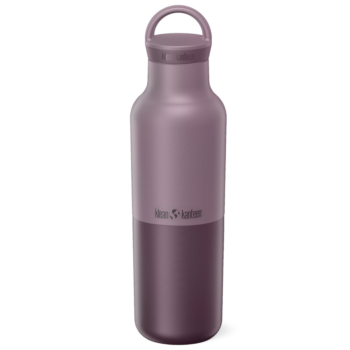Klean Kanteen Rise Vacuum Classic termoflaske i dusty orchid med Arch Loop-låg, 592 ml