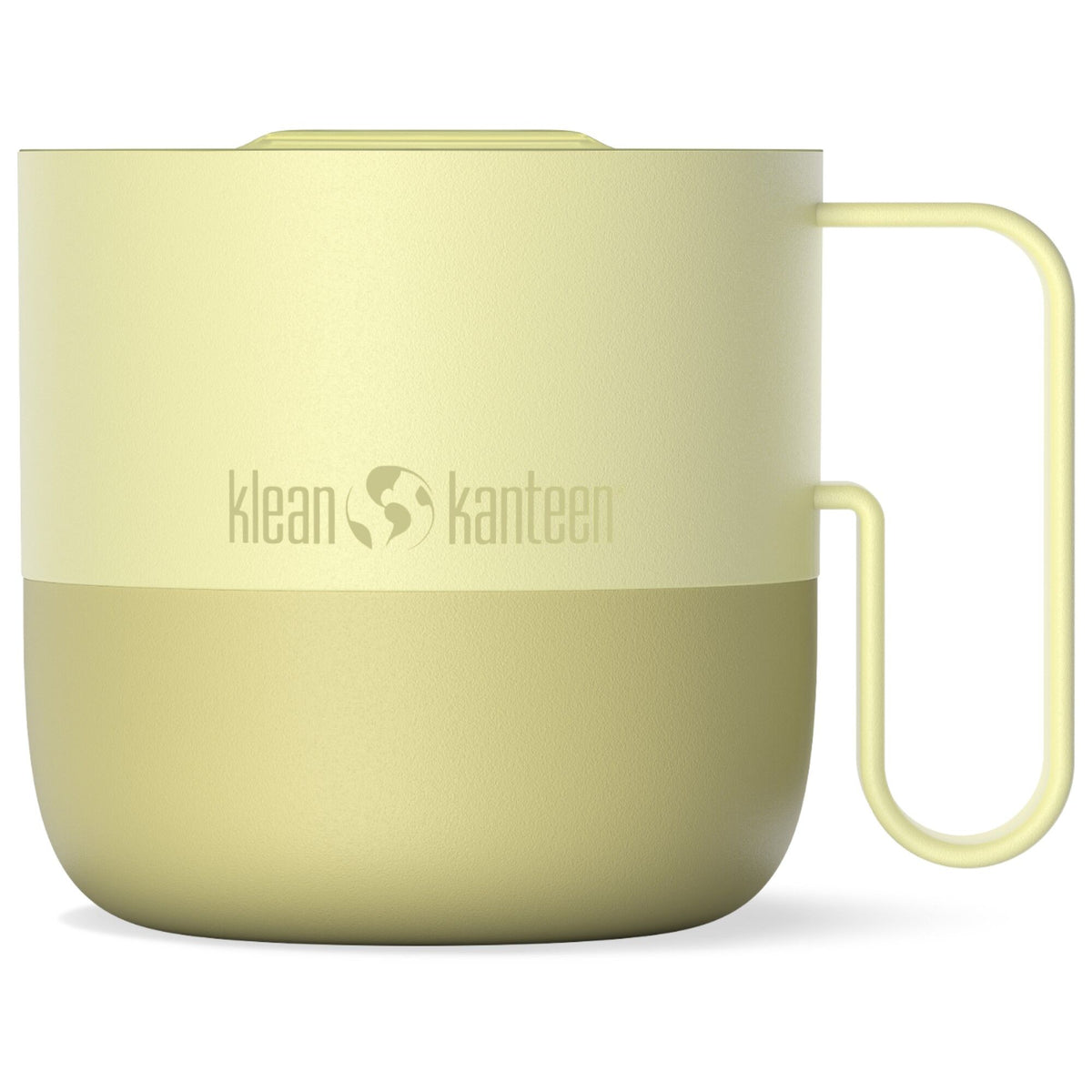 Klean Kanteen Rise termokrus på 355 ml i farven wax yellow med skubselåg