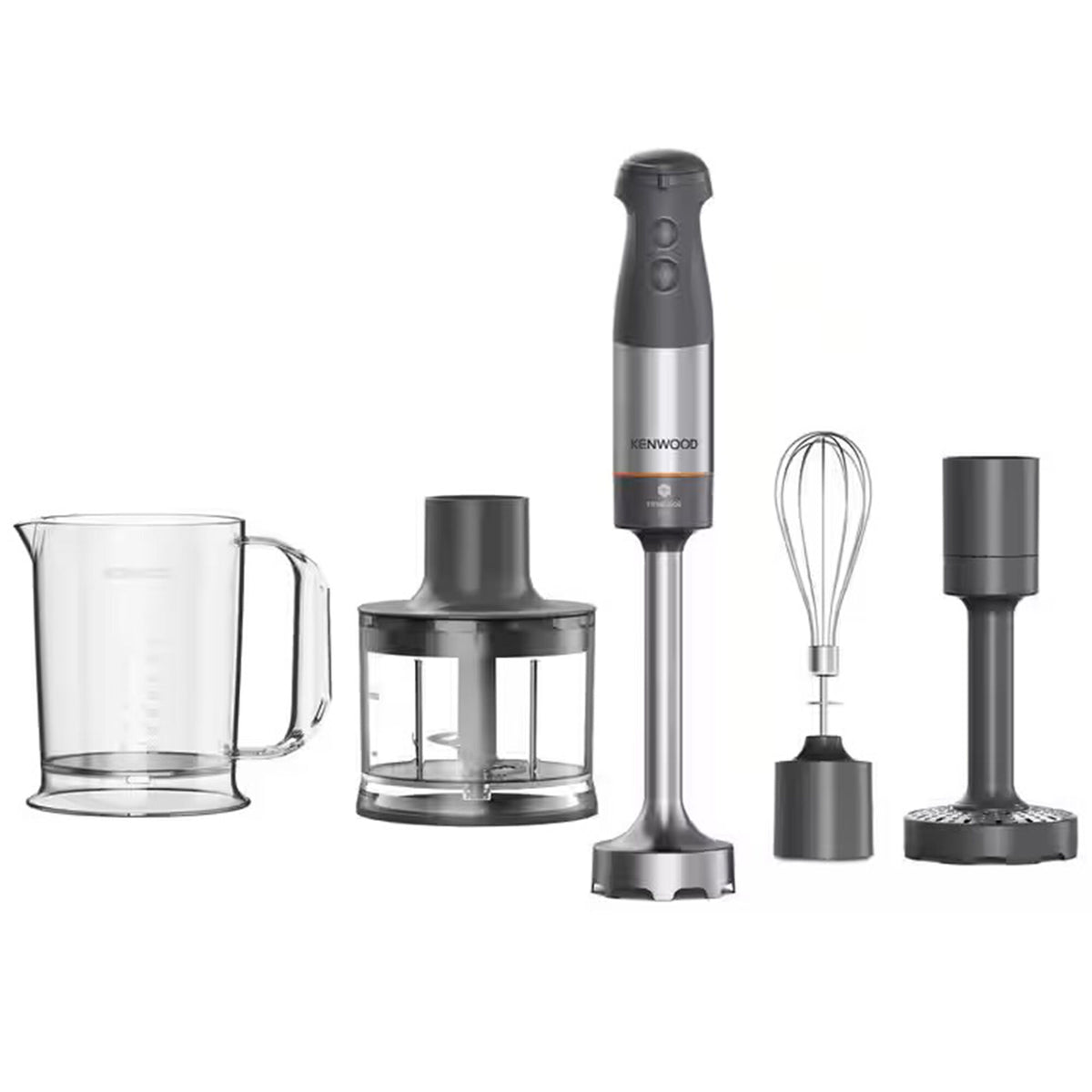 Kenwood stavblender i grå med Triblade XL-mixerstav