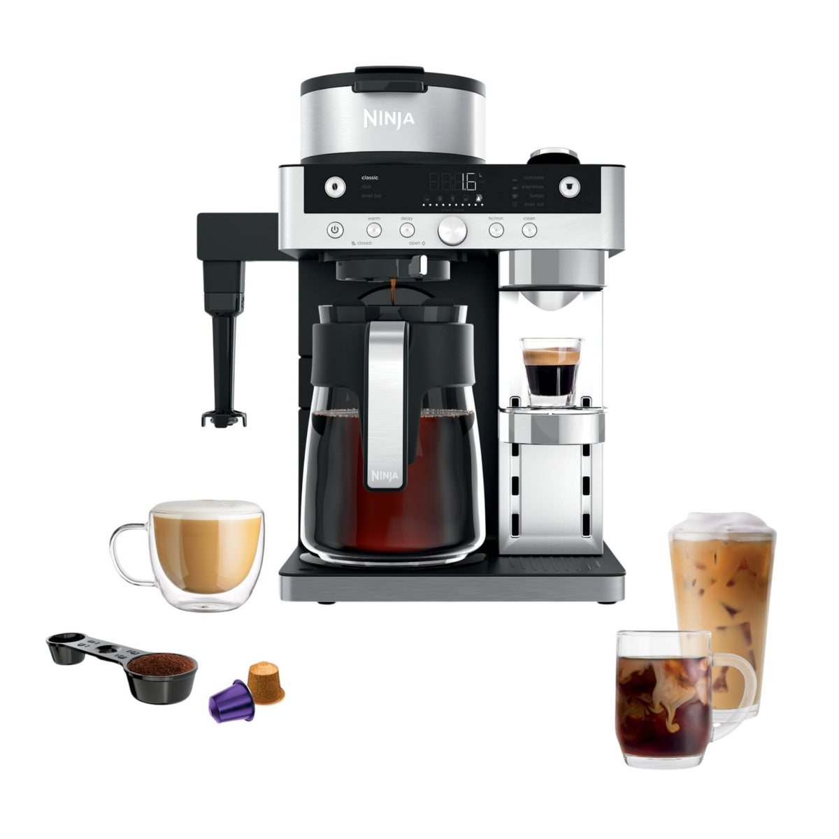 Ninja Prestige DualBrew System 2-i-1 kaffemaskine i sort