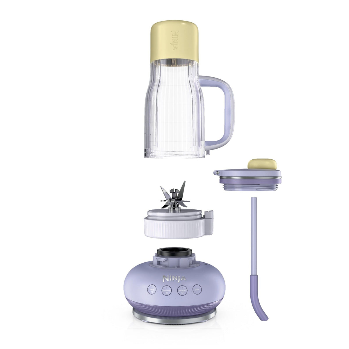 Ninja Blendboss kompakt plastblender i farven Lavender Lemonade