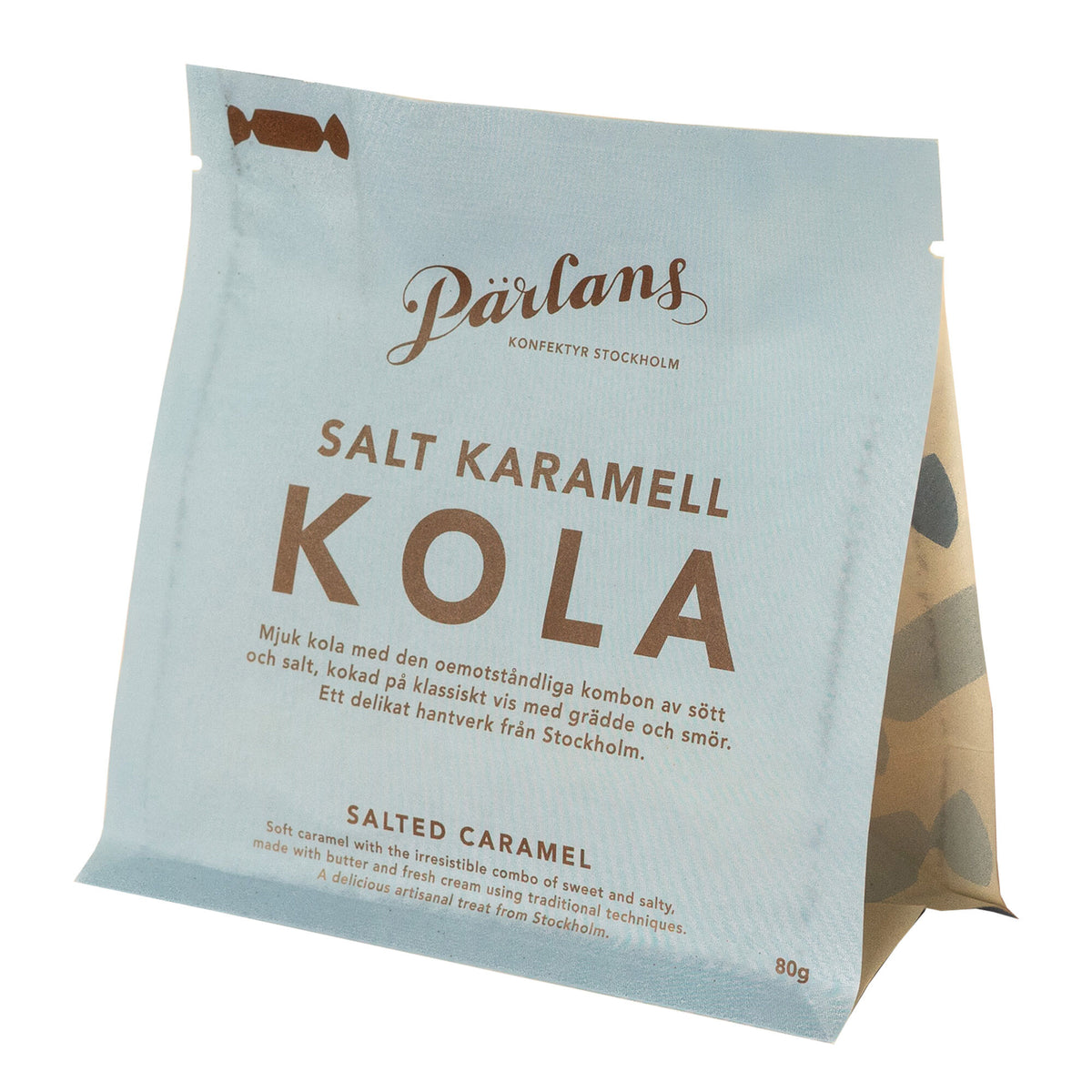 Pärlans Konfektyr bløde salt-karameller i pose på 80 g