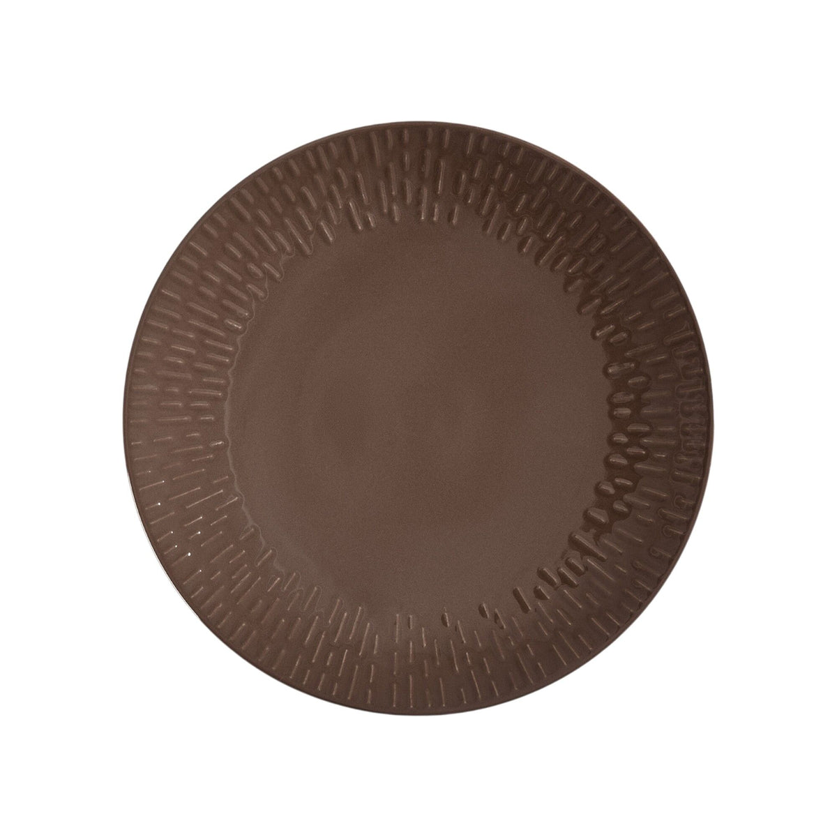 Aida Confetti frokosttallerken på 24 cm i farven chokolade