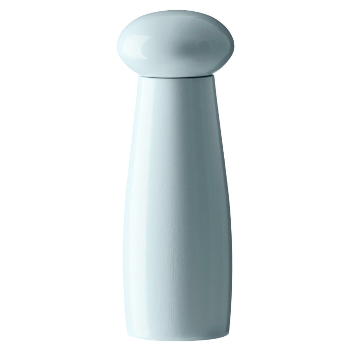 Aida Confetti kværn i træ, 18 cm høj, i farven aqua med keramisk malværk