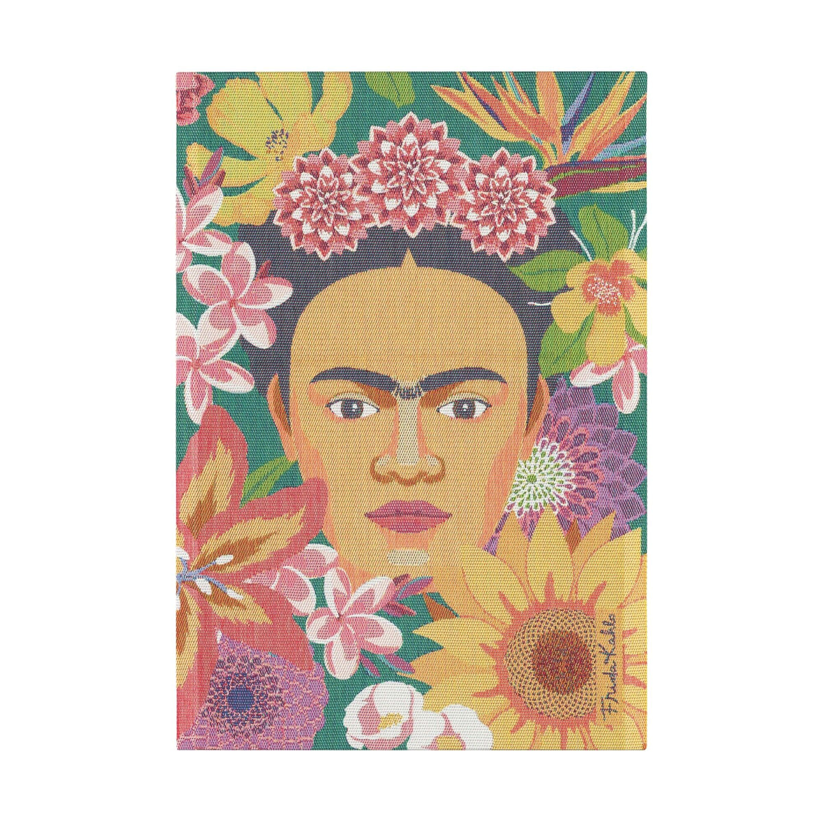 Flerfarvet Ekelund Flores håndklæde 35 x 50 cm med blomstermønster