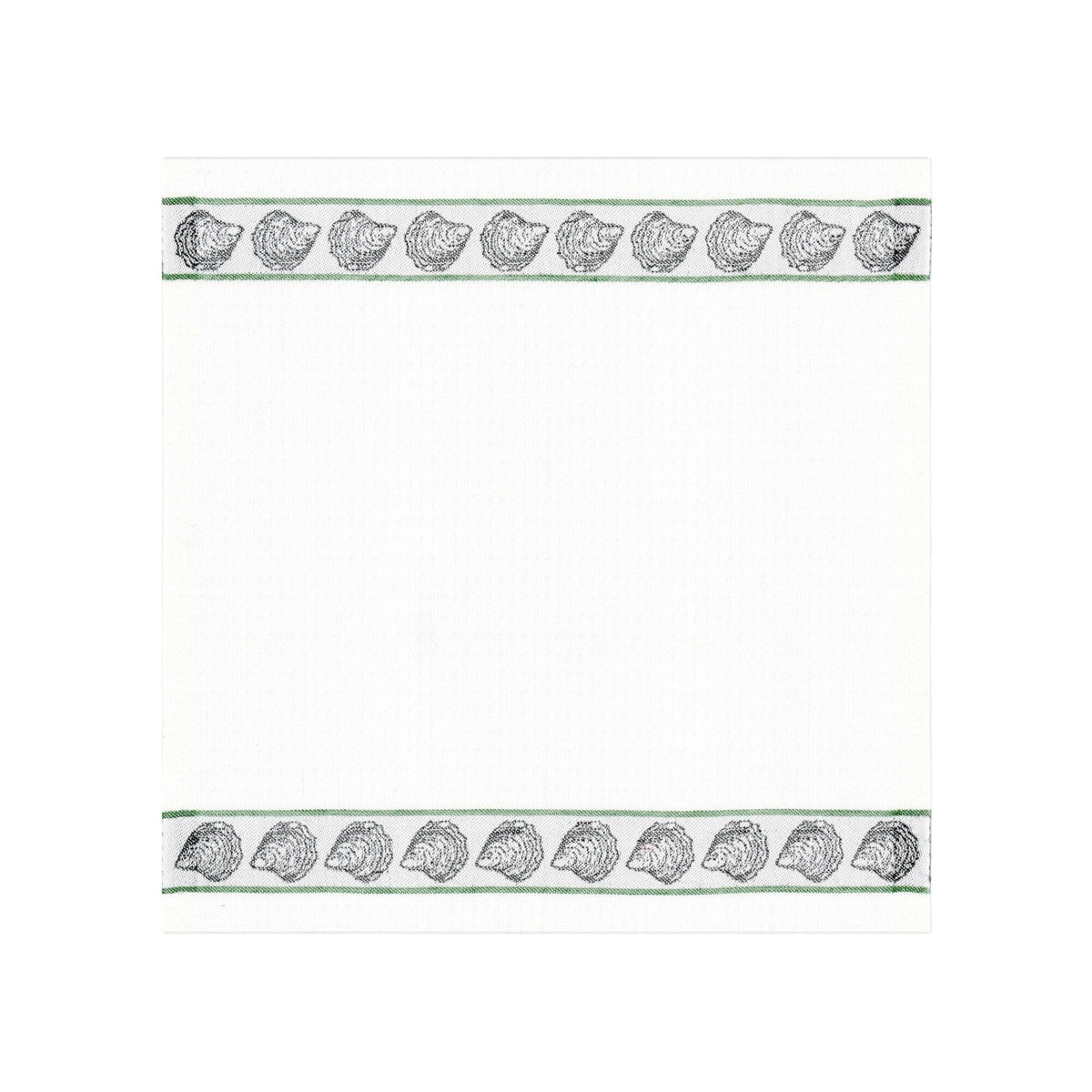 Grå Ekelund Ostronband-serviet på 35 × 35 cm med mønster af Caroline Einarsson