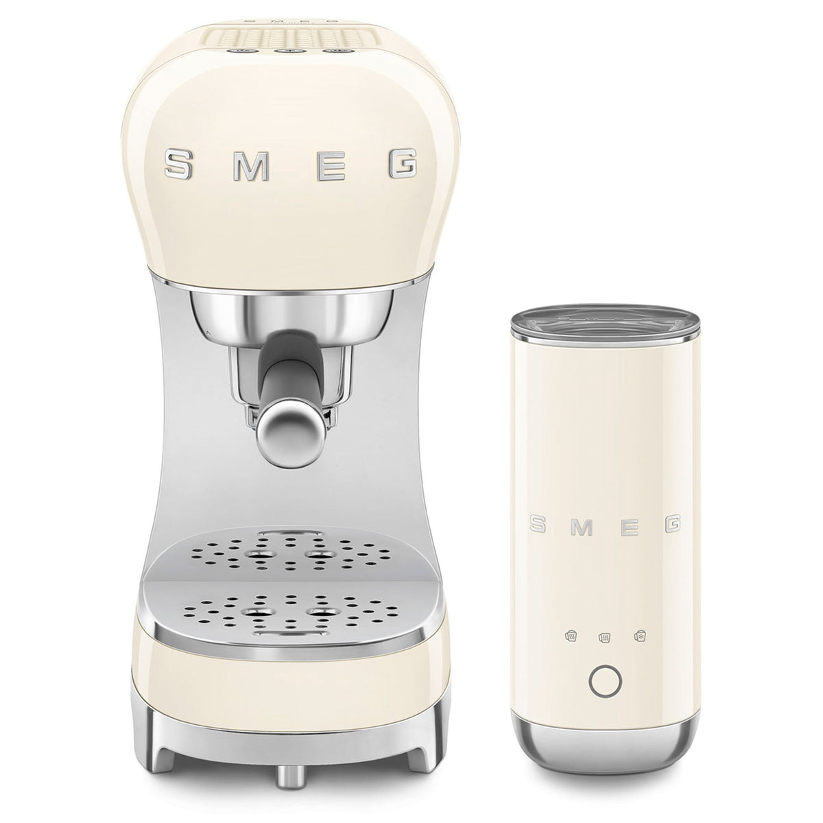 Smeg ECF12CREU manuel espressomaskine i cremefarve
