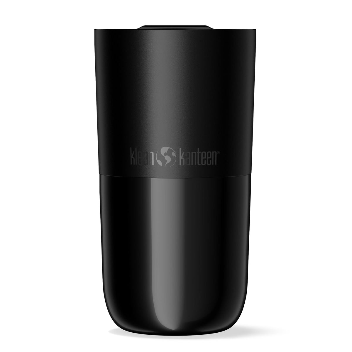 Sort Klean Kanteen Rise Tumbler termokrus på 473 ml med skydelåg