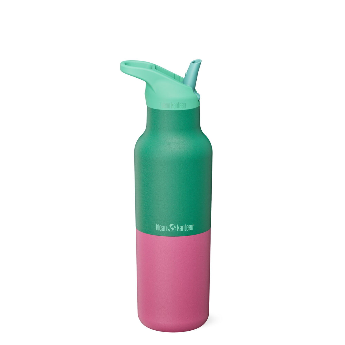 Klean Kanteen Rise Vacuum Classic termoflaske i parakeet kaleidoscope, 473 ml