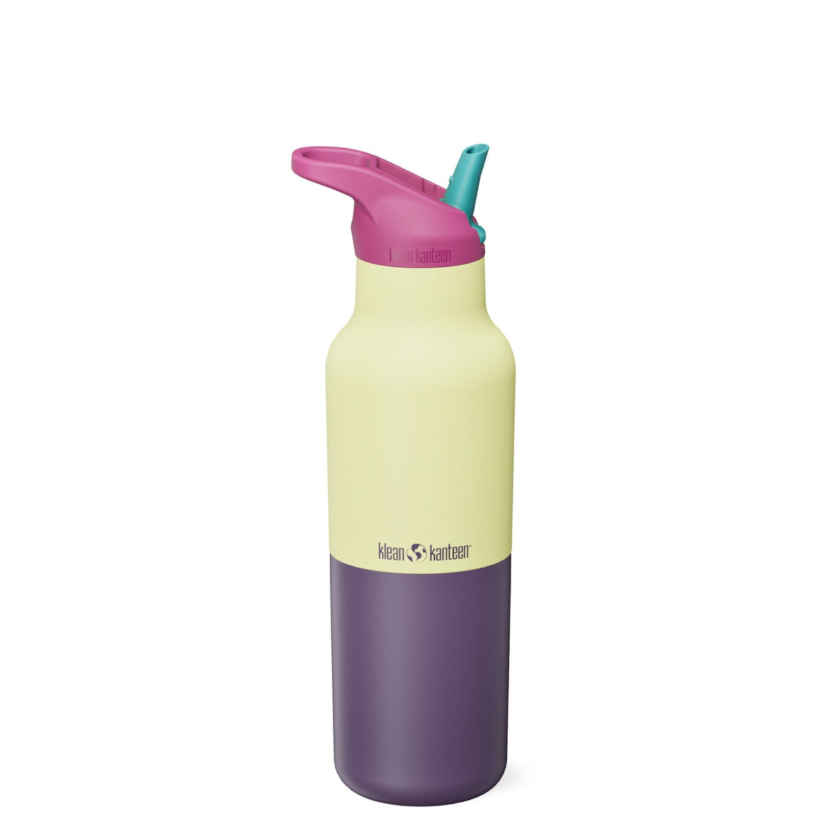 Klean Kanteen Rise Vacuum Classic termoflaske på 473 ml i wax yellow kaleidoscope