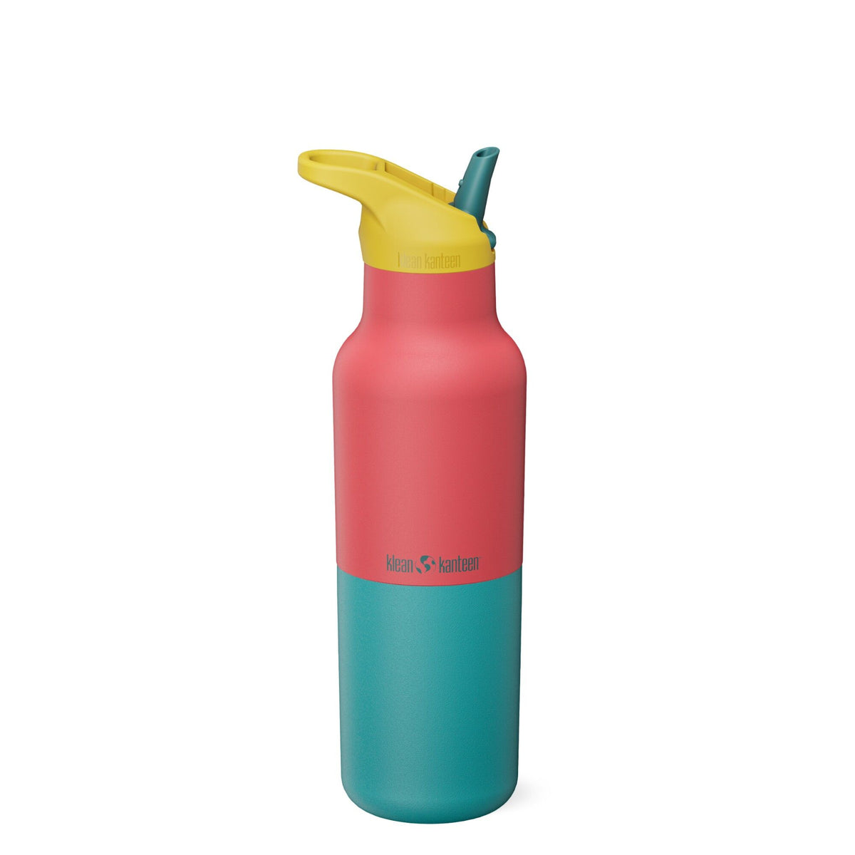 Klean Kanteen Rise Vacuum Classic termoflaske i cayenne kaleidoscope, 473 ml