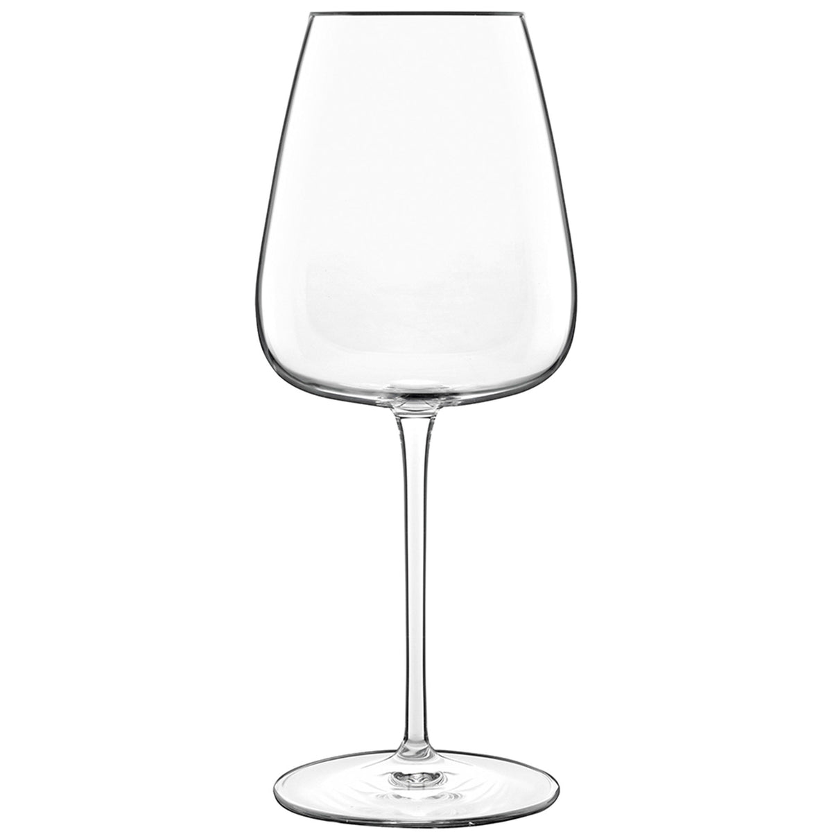 Seks klare Luigi Bormioli Meravigliosi hvidvinsglas på 45 cl i krystal