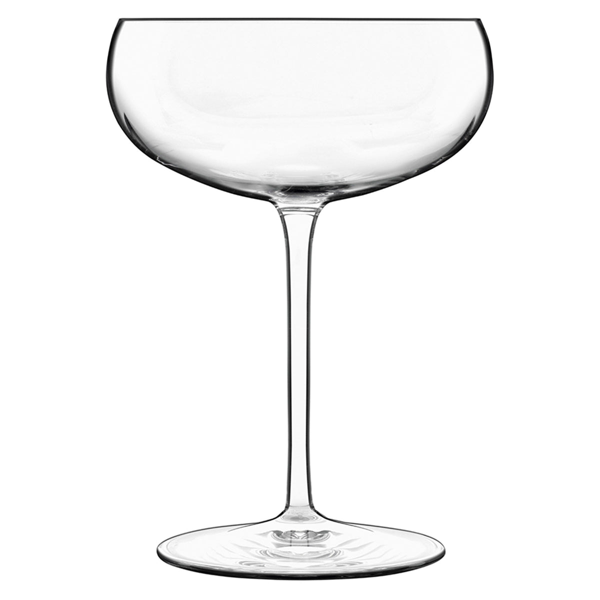 Seks klare champagneskåle på 30 cl fra Luigi Bormioli I Meravigliosi