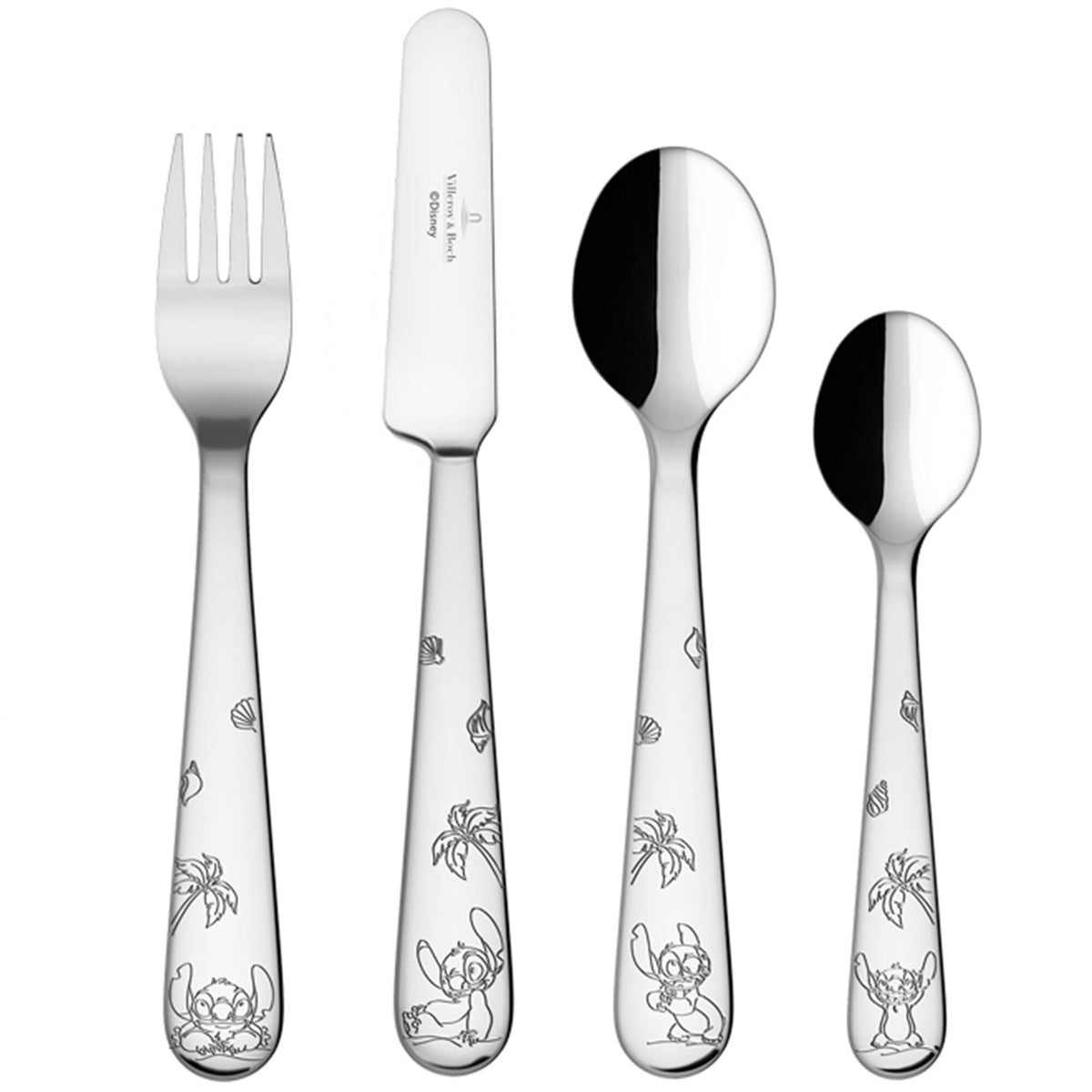 Villeroy & Boch Disney Stitch børnebestik i rustfrit stål, 4 dele