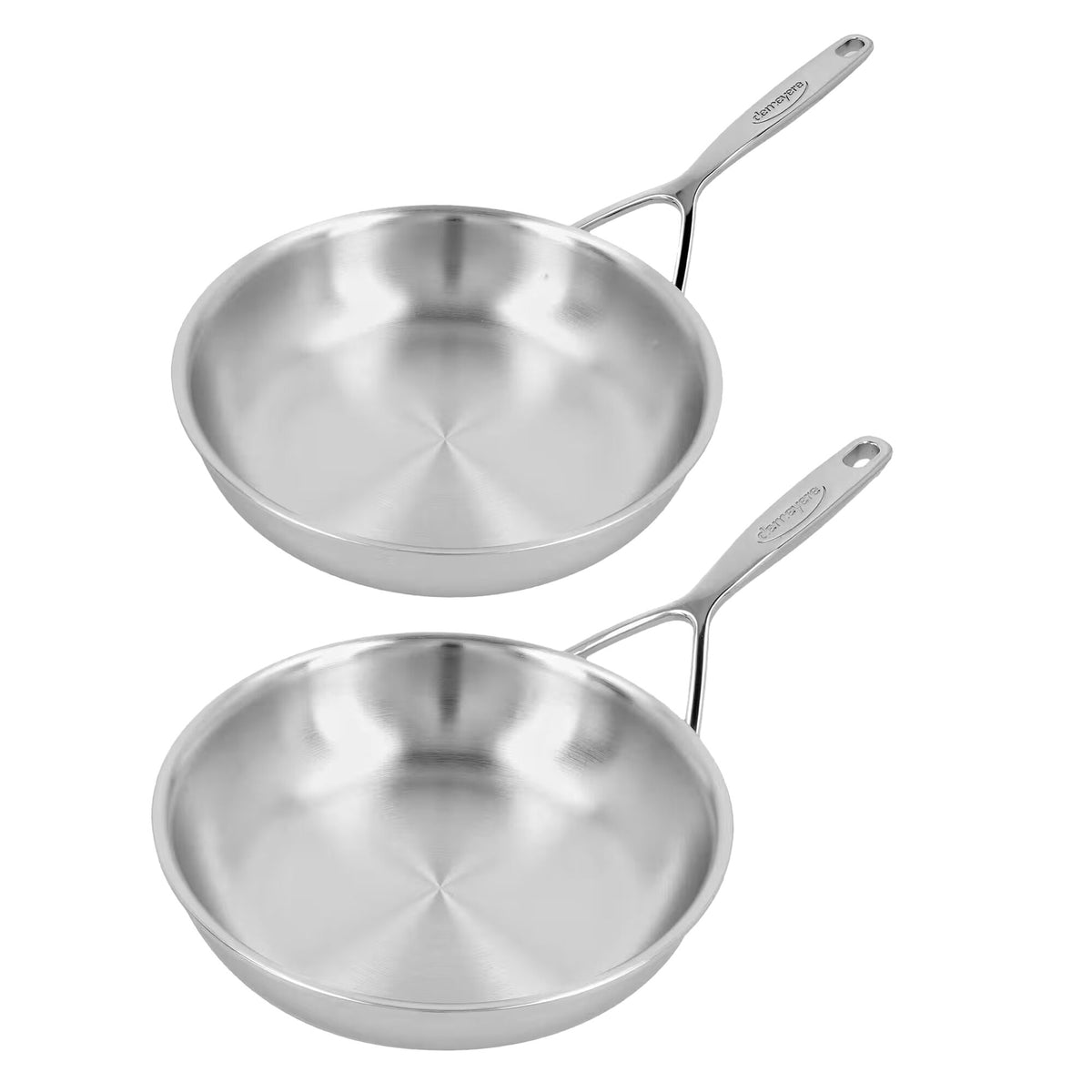 Demeyere Multiline stegepannesæt med pander på 20 og 28 cm i rustfrit stål