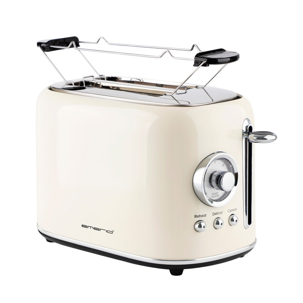 Emerio Retro brødrister i ivory til to skiver
