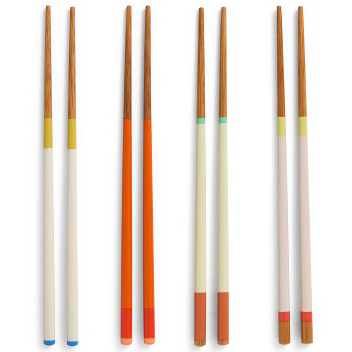 Hay Colour Sticks spisepinde, fire par i varianten bright