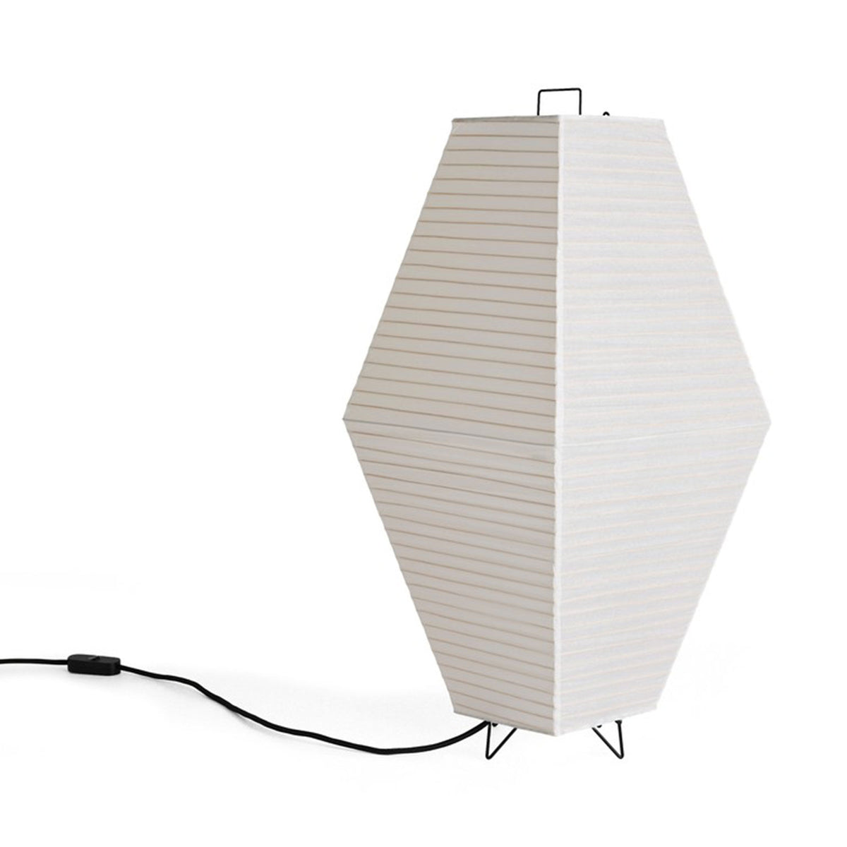 Hvid Hay Paper Shade Prism lampeskærm i papir med finriflet struktur, 66 cm