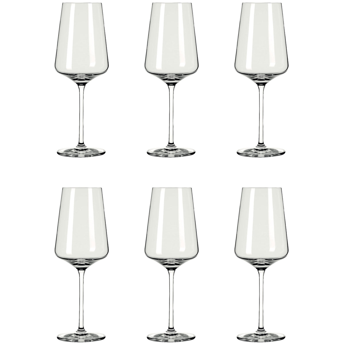 Ritzenhoff Lichtweiss hvidvinsglas i krystalglas, 40 cl, sæt med seks