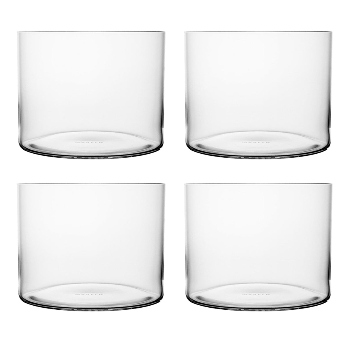Mareld Sippvik tyndt tumblerglas i blyfrit krystalglas, 250 ml, sæt med fire