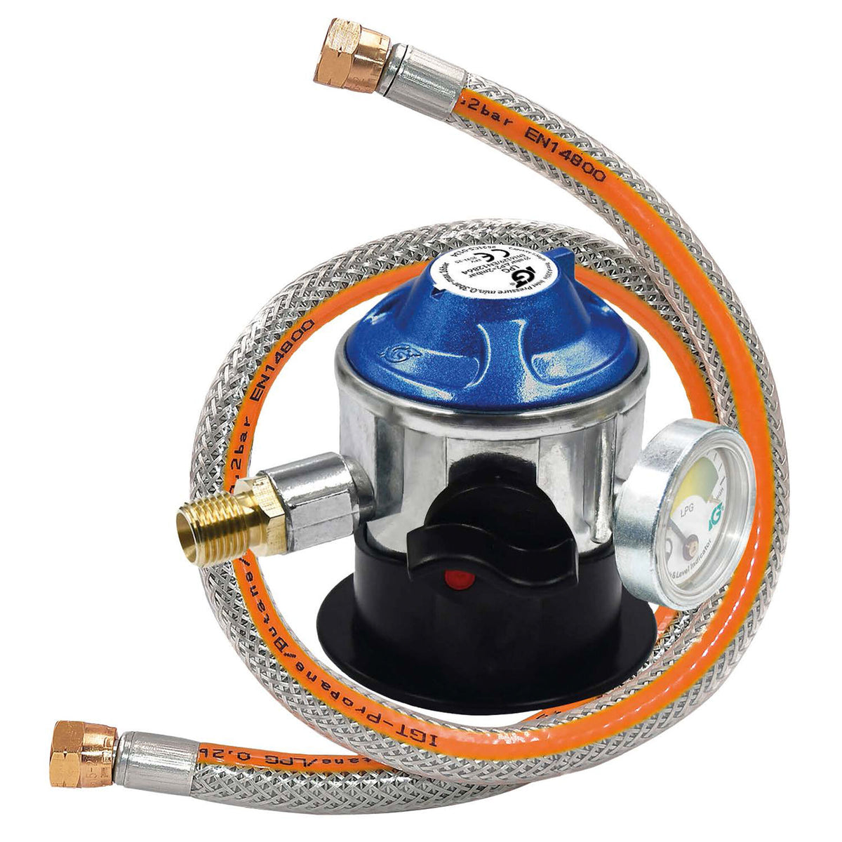 Bluegaz Premium gasregulator til tilslutning af gasflaske til grill