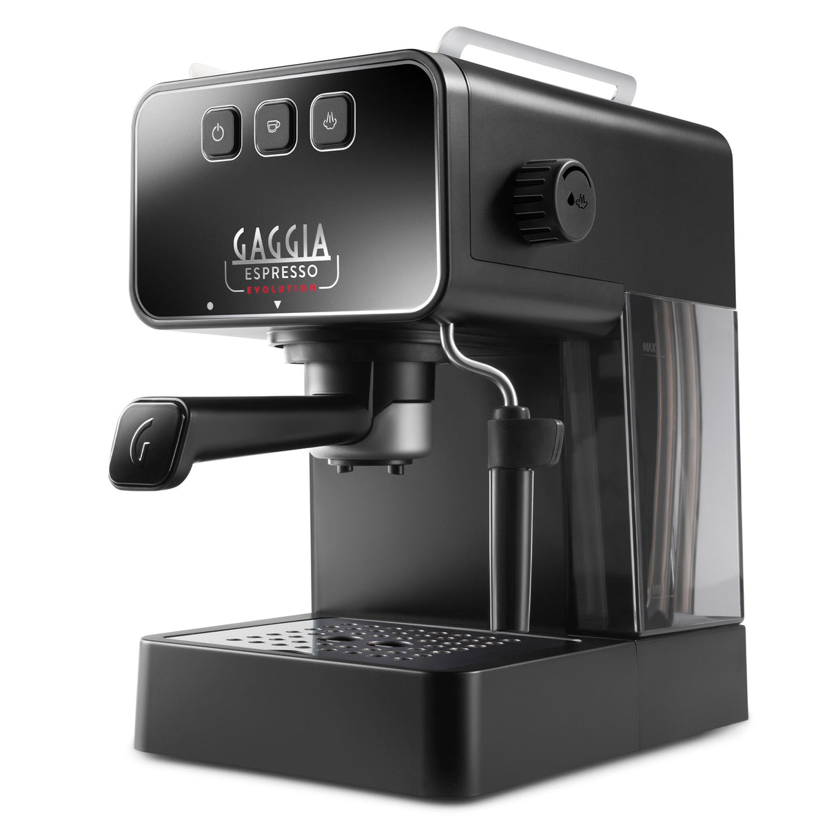 Gaggia Espresso Evolution manuel espressomaskine i farven stone black