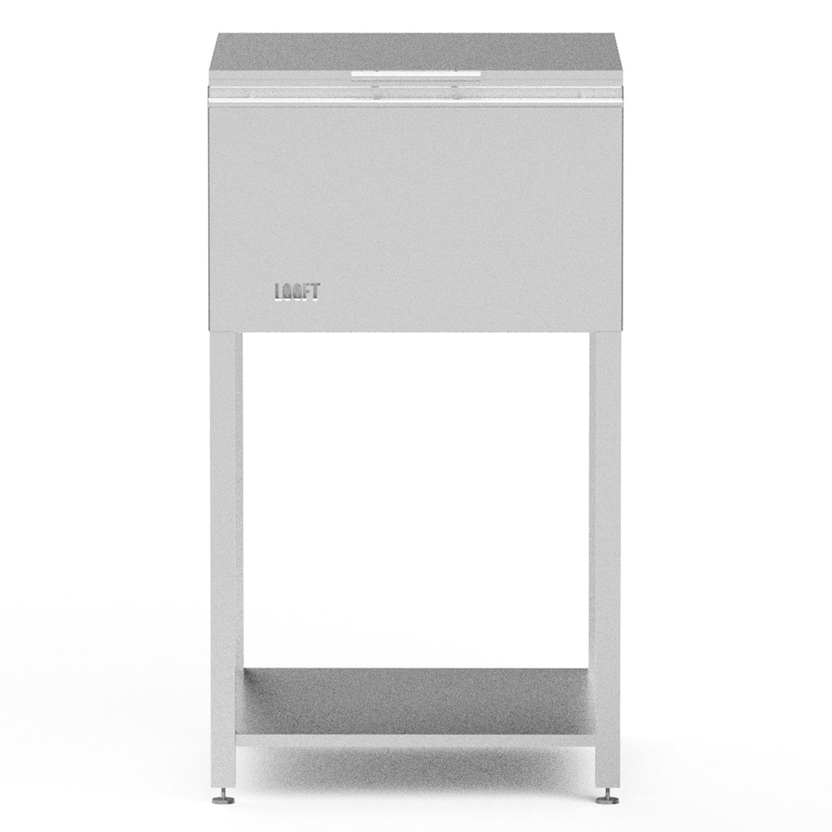 Looft arbejdsbænk til udekøkken i rustfrit stål, 90 x 50 x 50 cm