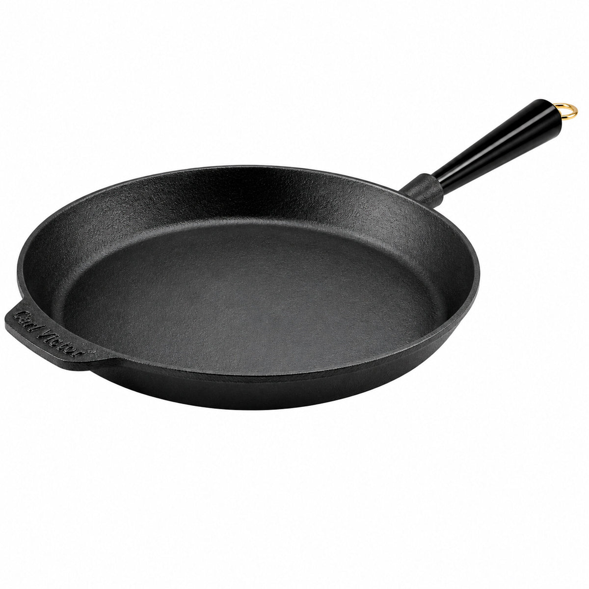 Stegepande i støbejern fra Carl Victor Gold med en diameter på 28 cm