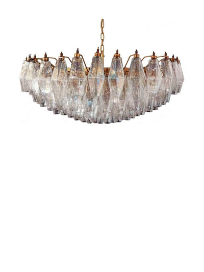 Se Murano Lysekrone - Poliedri - 185 glas - Perlemor Mat guld patineret på udsalg! Billig fragt & hurtig levering. Spar op til 55% på tilbud. CHEVIN-69806.