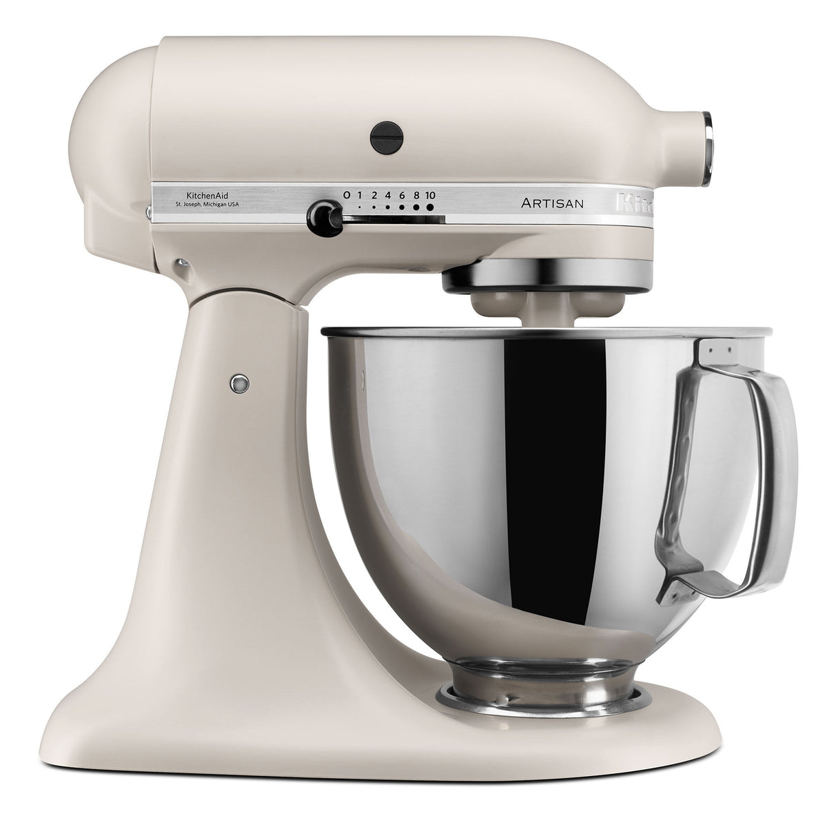 KitchenAid Artisan 5KSM125EMH køkkenmaskine i farven Milkshake, 4,8 liter