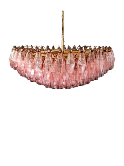 Se Murano Lysekrone - Poliedri - 185 glas - Rosa Mat guld på udsalg! Billig fragt & hurtig levering. Spar op til 51% på tilbud. CHEVIN-70950.
