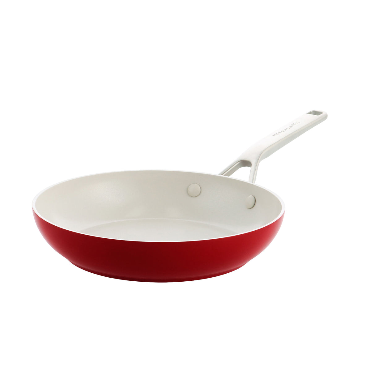 Kitchenaid Advanced Hard Anodized stegepande 24 cm i rød farve