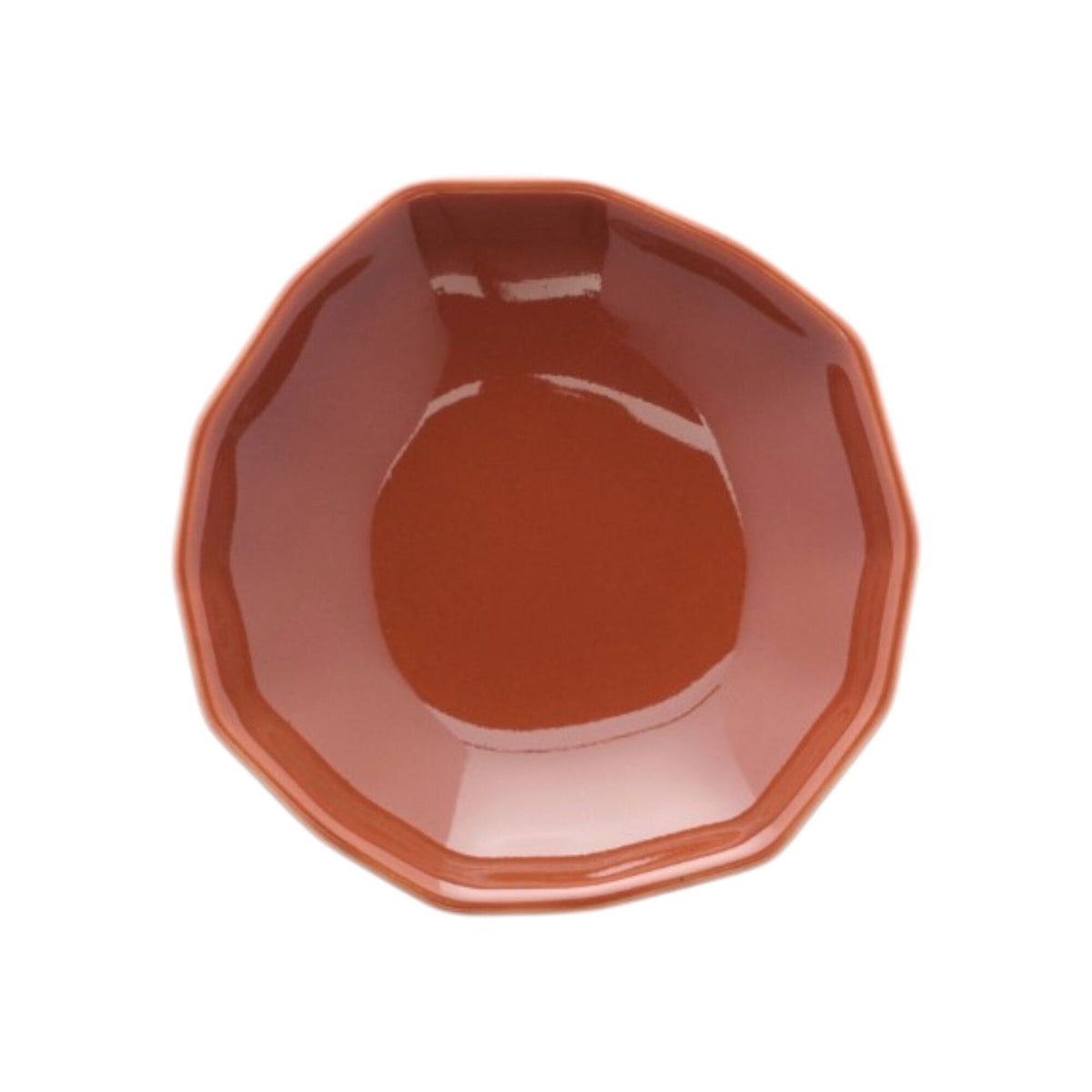 Lille Marimekko Kivet fad i kastanjebrun med asymmetrisk form, 9 cm