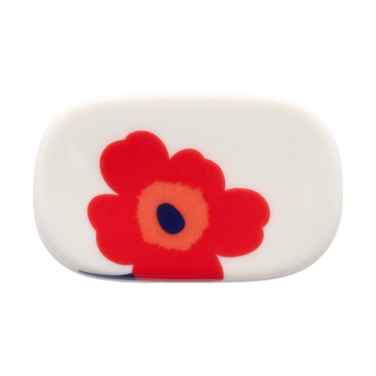 Marimekko Unikko støtter til spisepinde i hvid, rød og blå, 2-pak