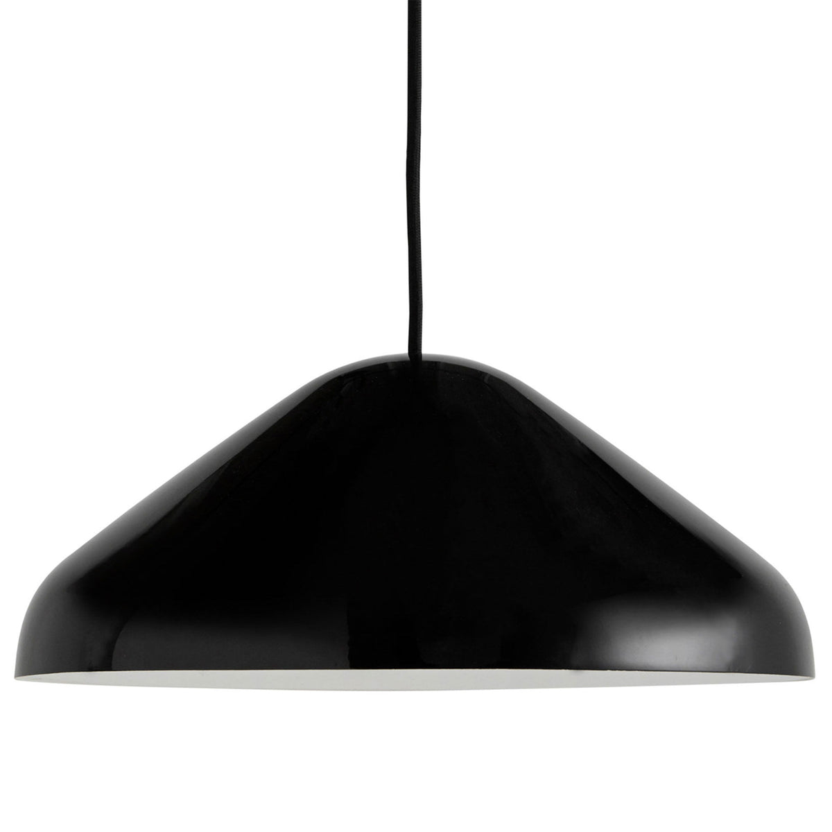Hay Pao Steel Pendant pendel på 35 cm i farven soft black