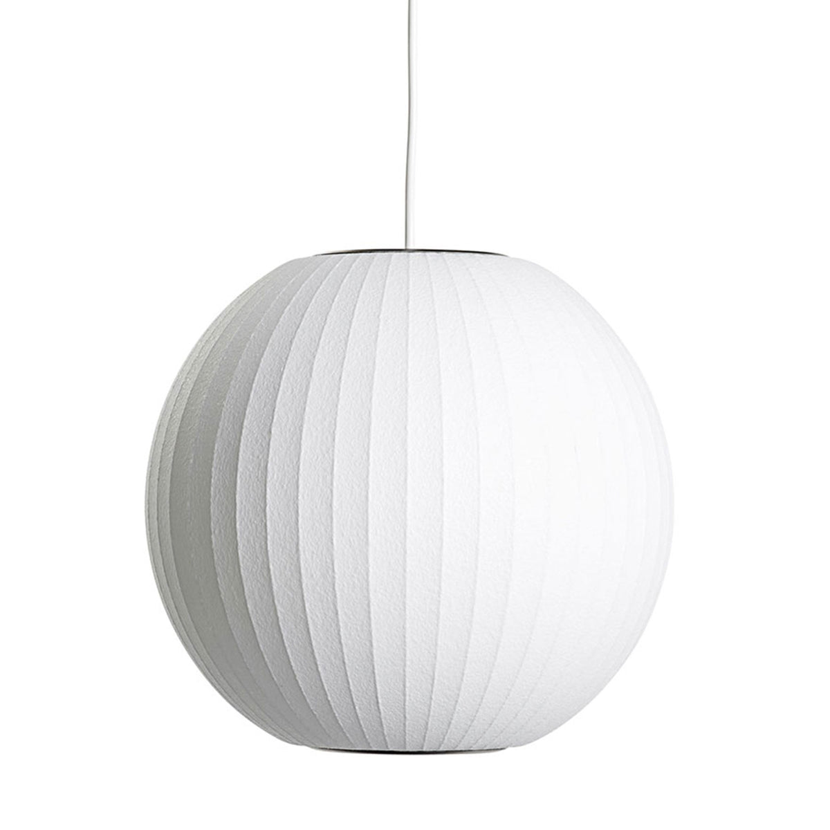 Hay Nelson Ball Bubble Pendant, sfærisk pendel i off-white, størrelse small