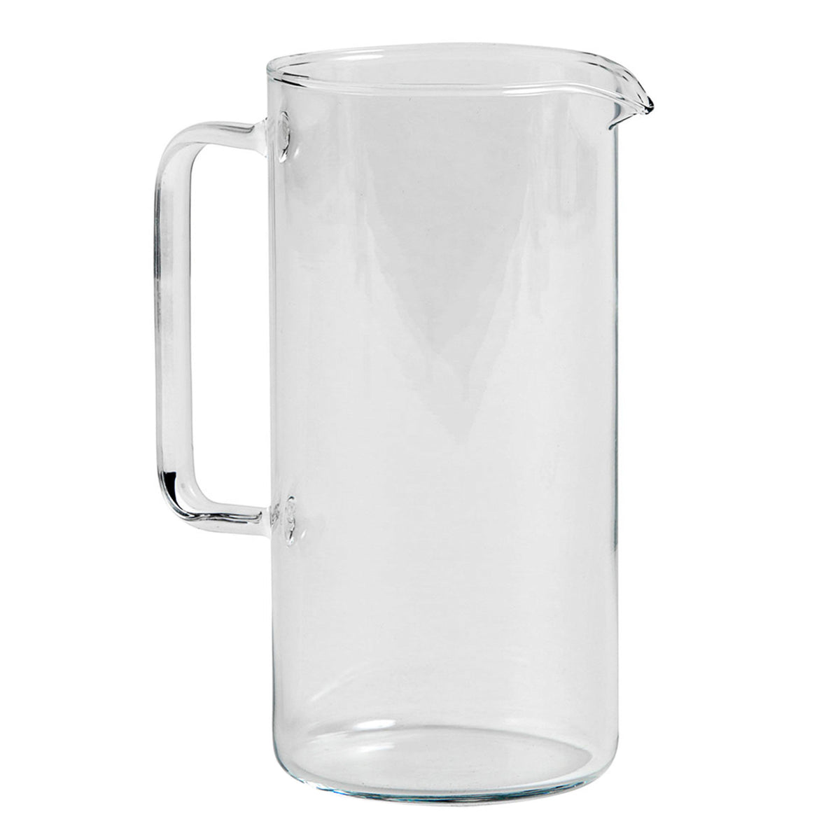 Hay glaskande på 1 liter i klart borosilikatglas