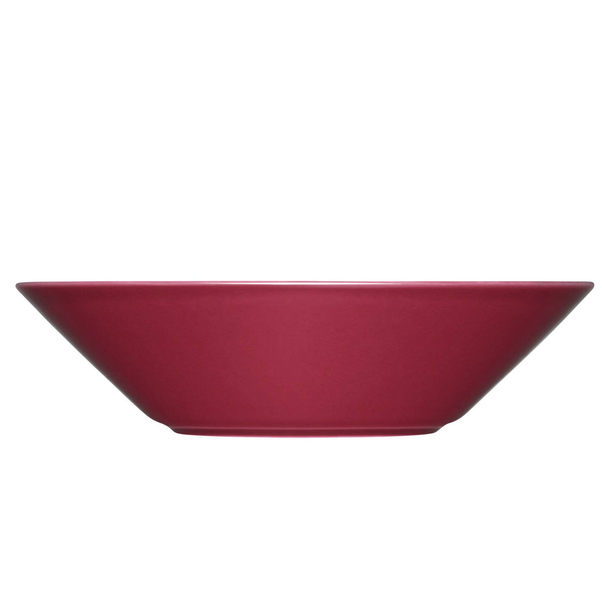 Iittala Teema dyb tallerken på 21 cm i varm kirsebærfarve