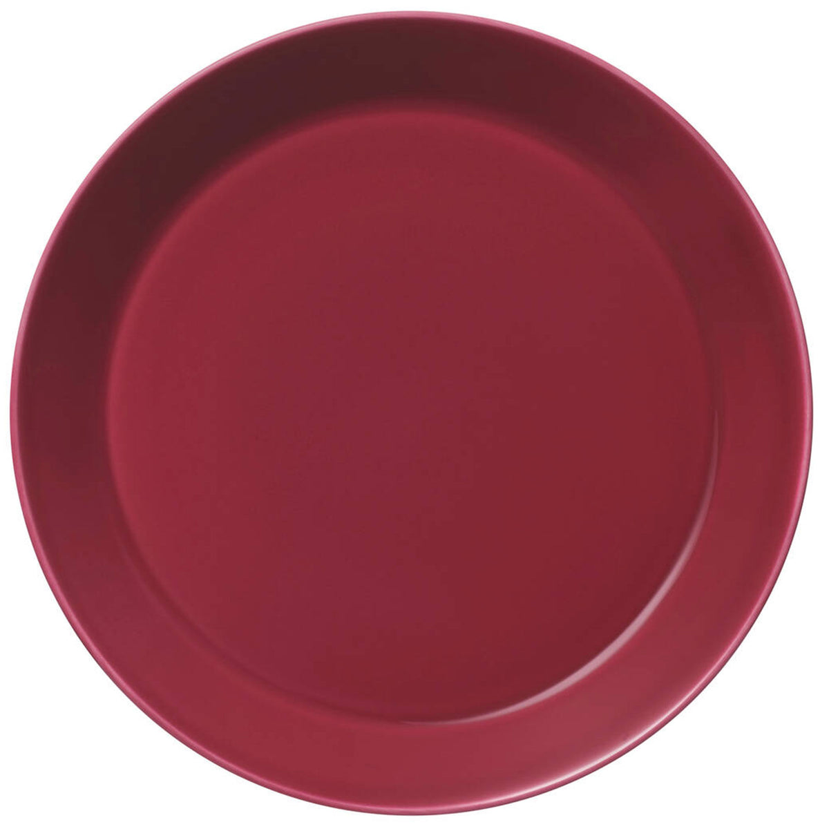 Iittala Teema middagstallerken, 26 cm i diameter, i kirsebærrød farve