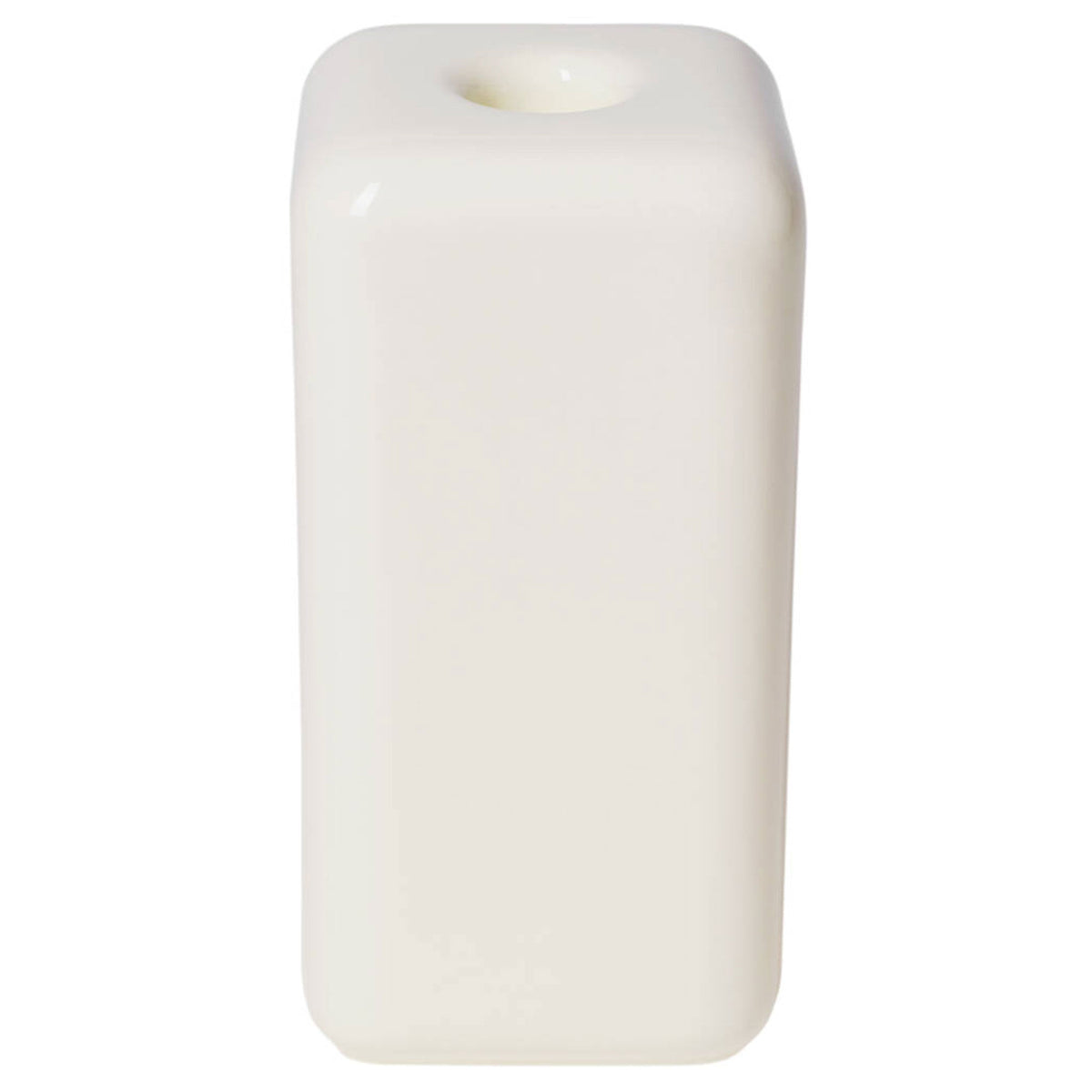 Hvid Iittala Element lysestage til ét lys med skulpturel form