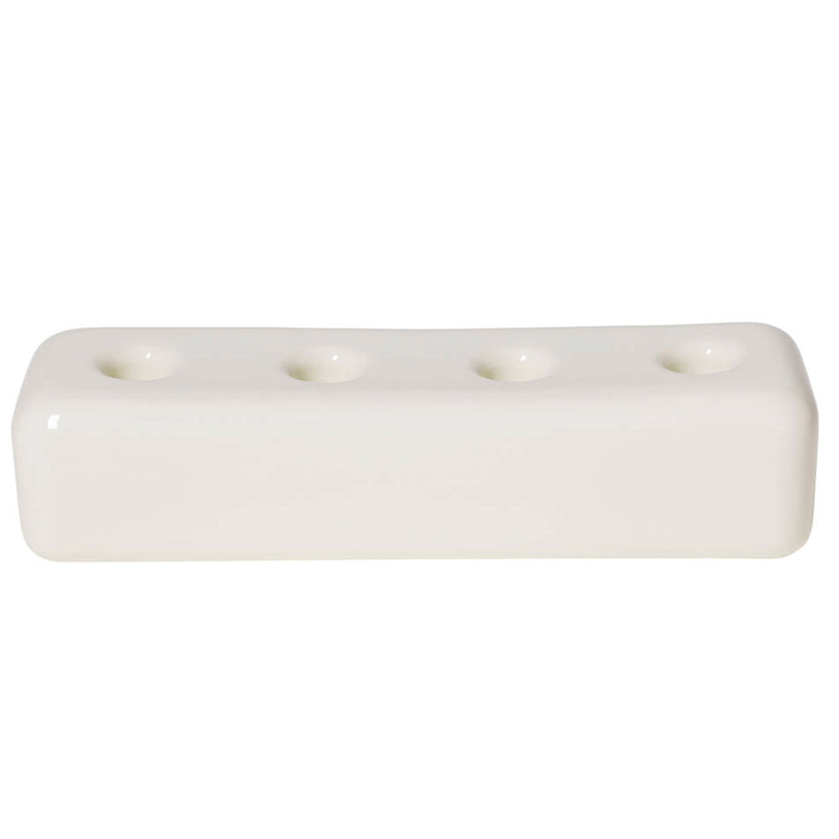 Hvid Iittala Element lysestage til fire lys med skulpturel form